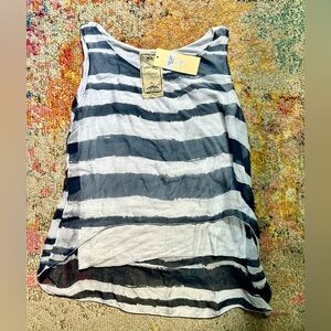 VINTAGE Concept loose flowy tunic, double layered